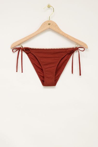Brown Bikini Bottoms With Lurex My Jewellery
