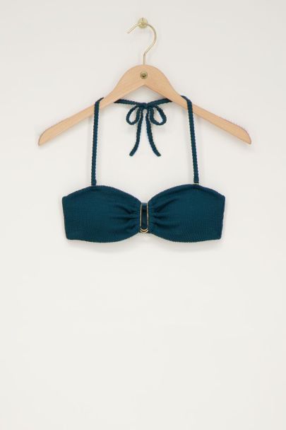 Petrol Bikini Top Bandeau My Jewellery