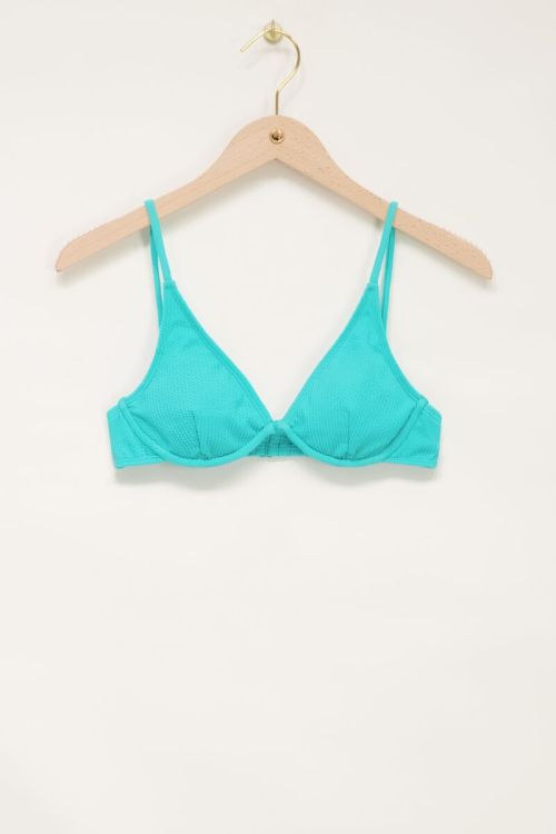 Roze Bikini Broekje Met Rib Structuur My Jewellery