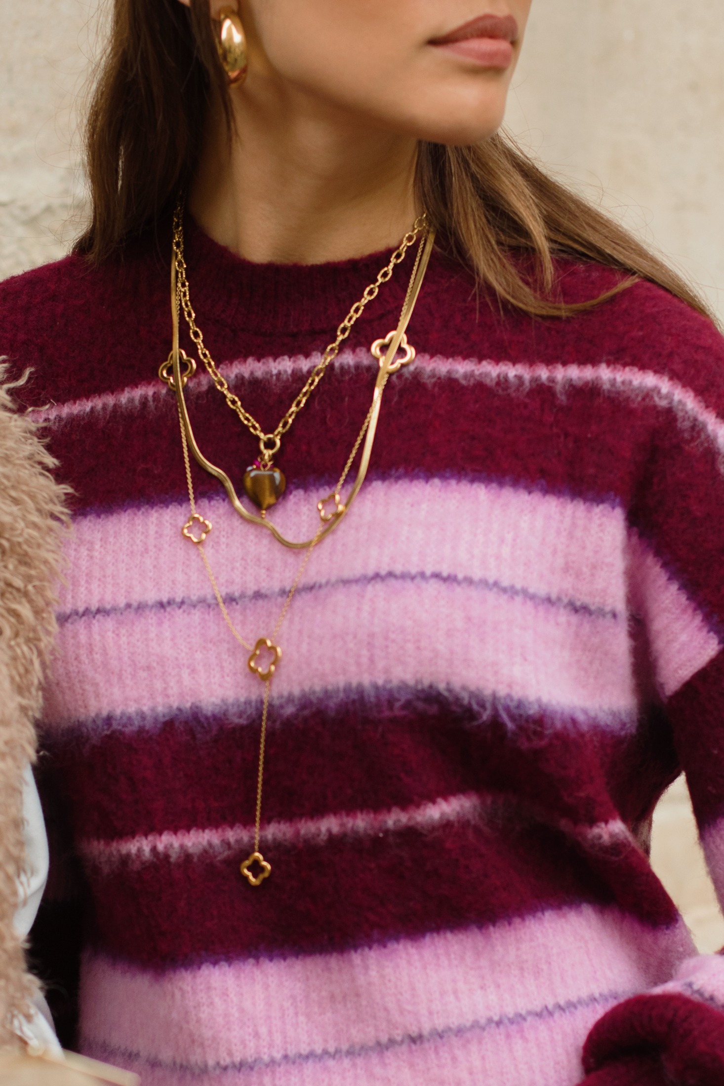 Iconic long necklace with clovers | My Jewellery