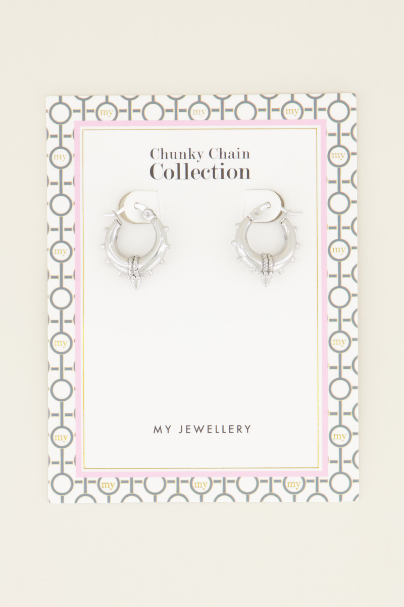 Chunky earrings