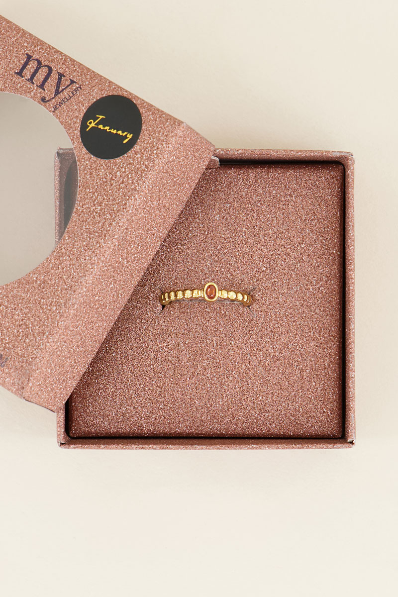 Geboortesteen ring | My Jewellery