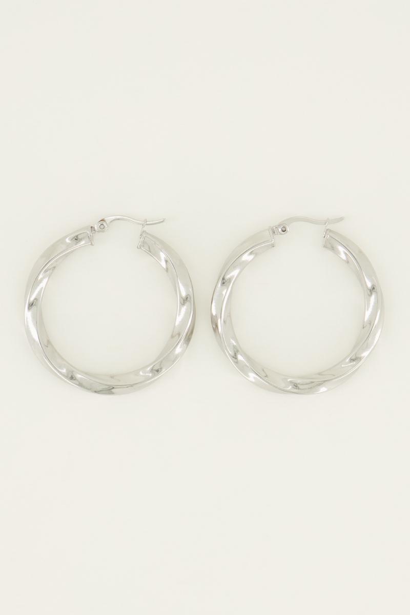 Oorringen gedraaid effect | My Jewellery