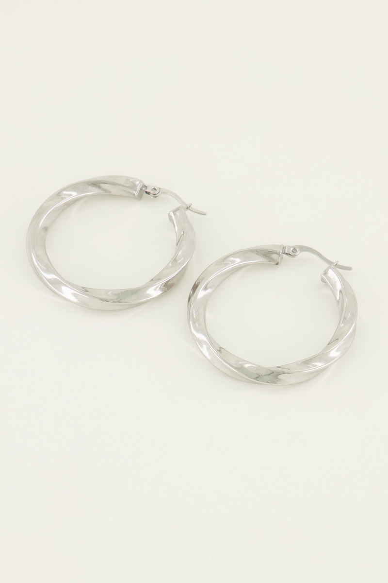 Oorringen gedraaid effect | My Jewellery