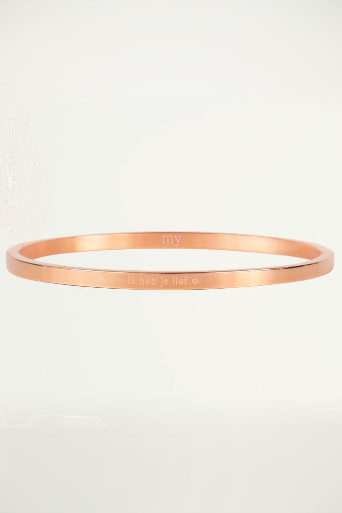 Bangle quote roestvrij staal, Armbanden