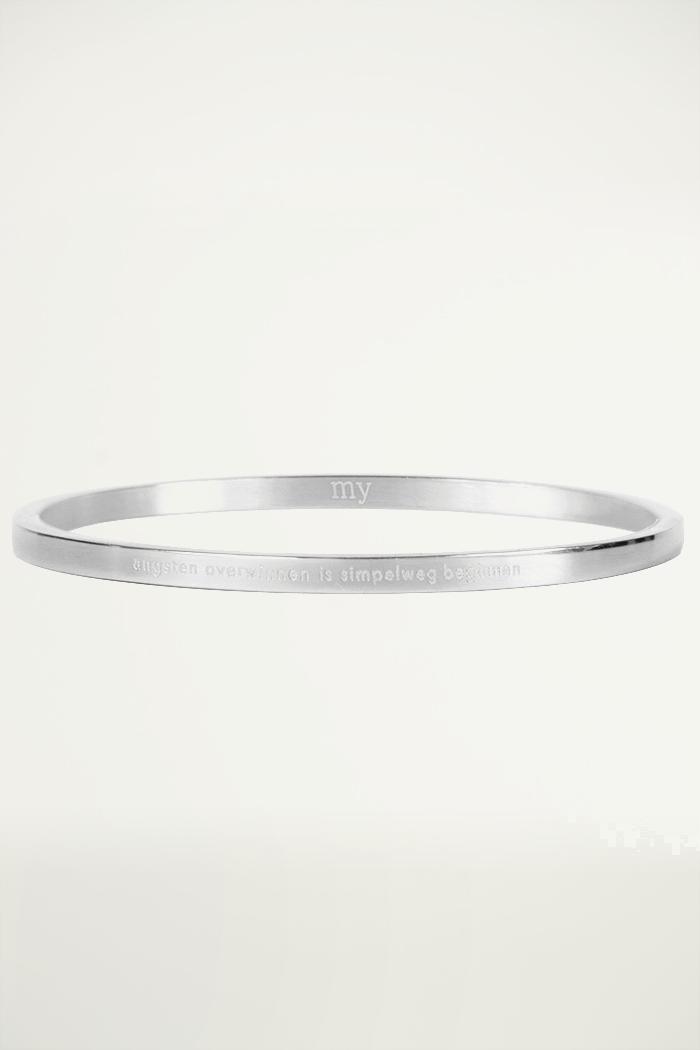 Bangle quote roestvrij staal, Armbanden
