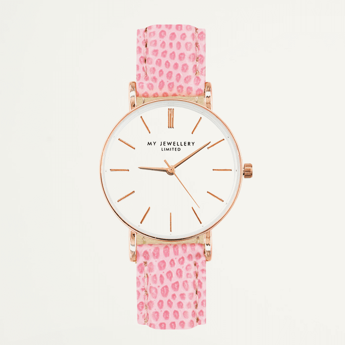 My Jewellery Small Vintage Watch - Light Pink female Lichtroze one size
