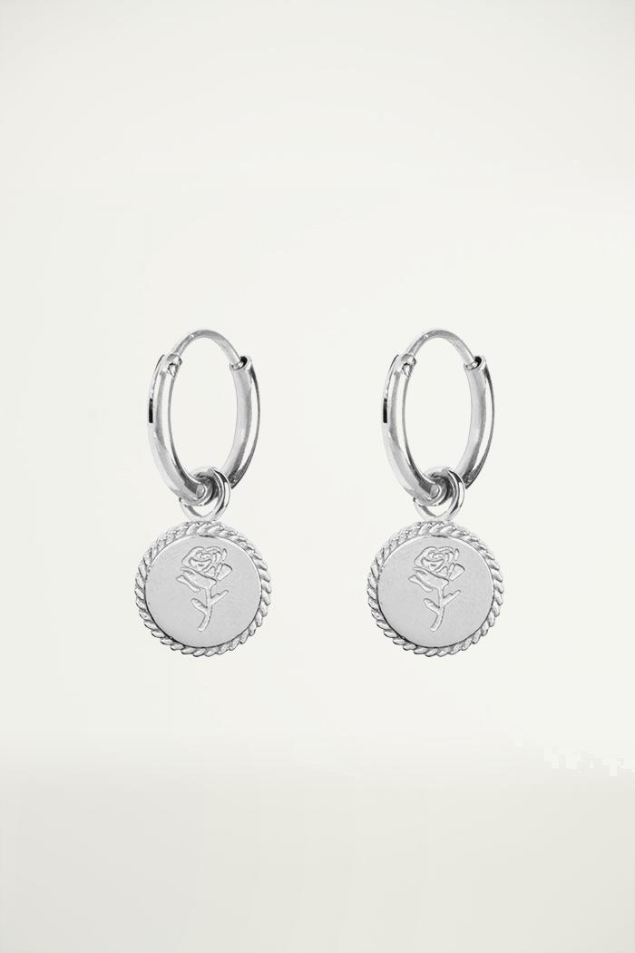 My Jewellery Oorringen Rond Roos female Goud/Zilver one size