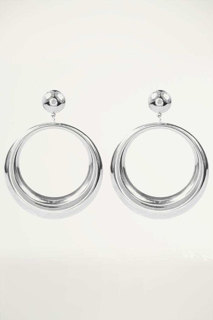 My Jewellery Oorhangers open ring groot female Goud/Zilver one size