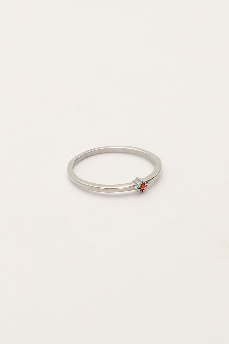Minimalistic birthstone ring | My Jewellery