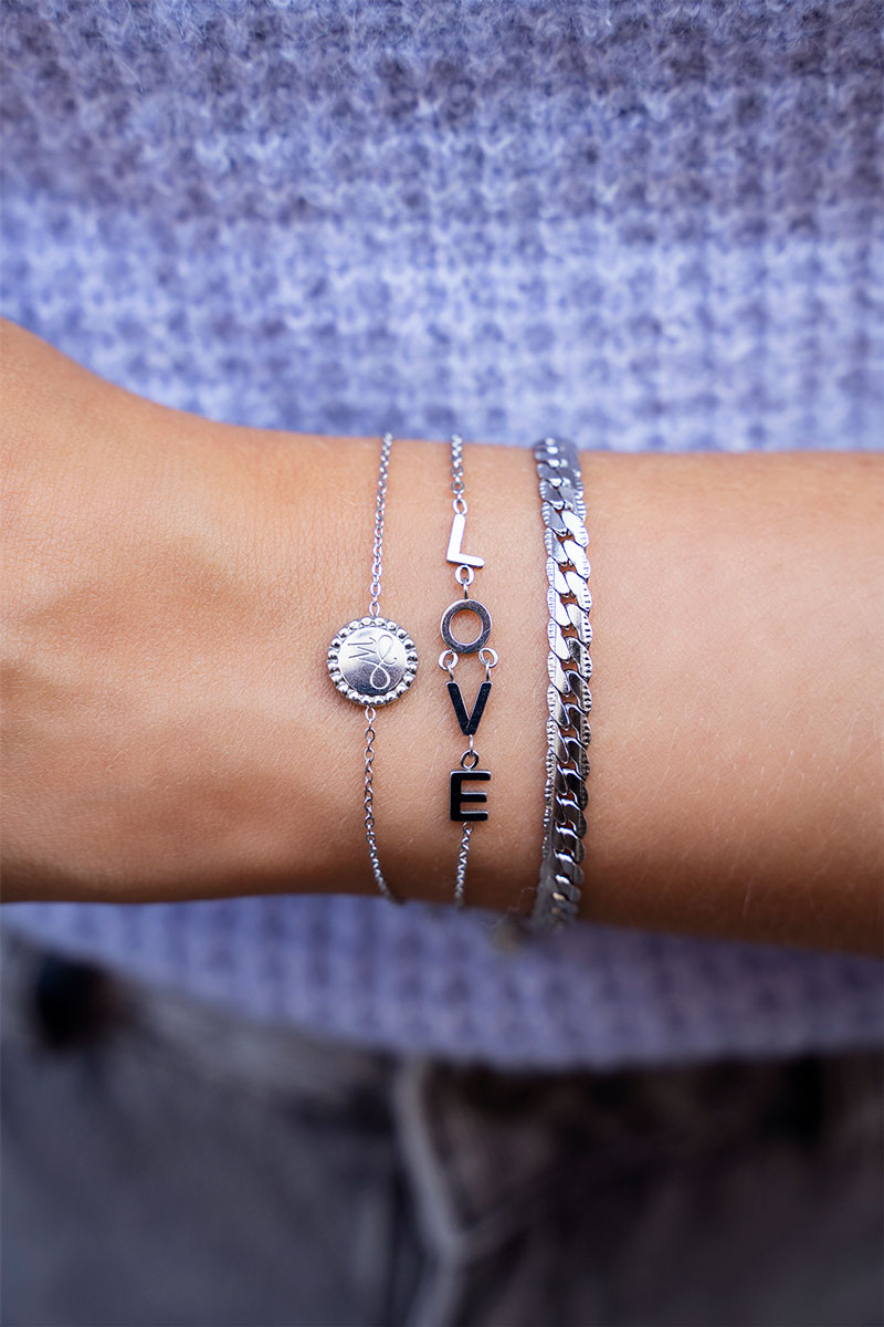 Armband platte schakel | My Jewellery