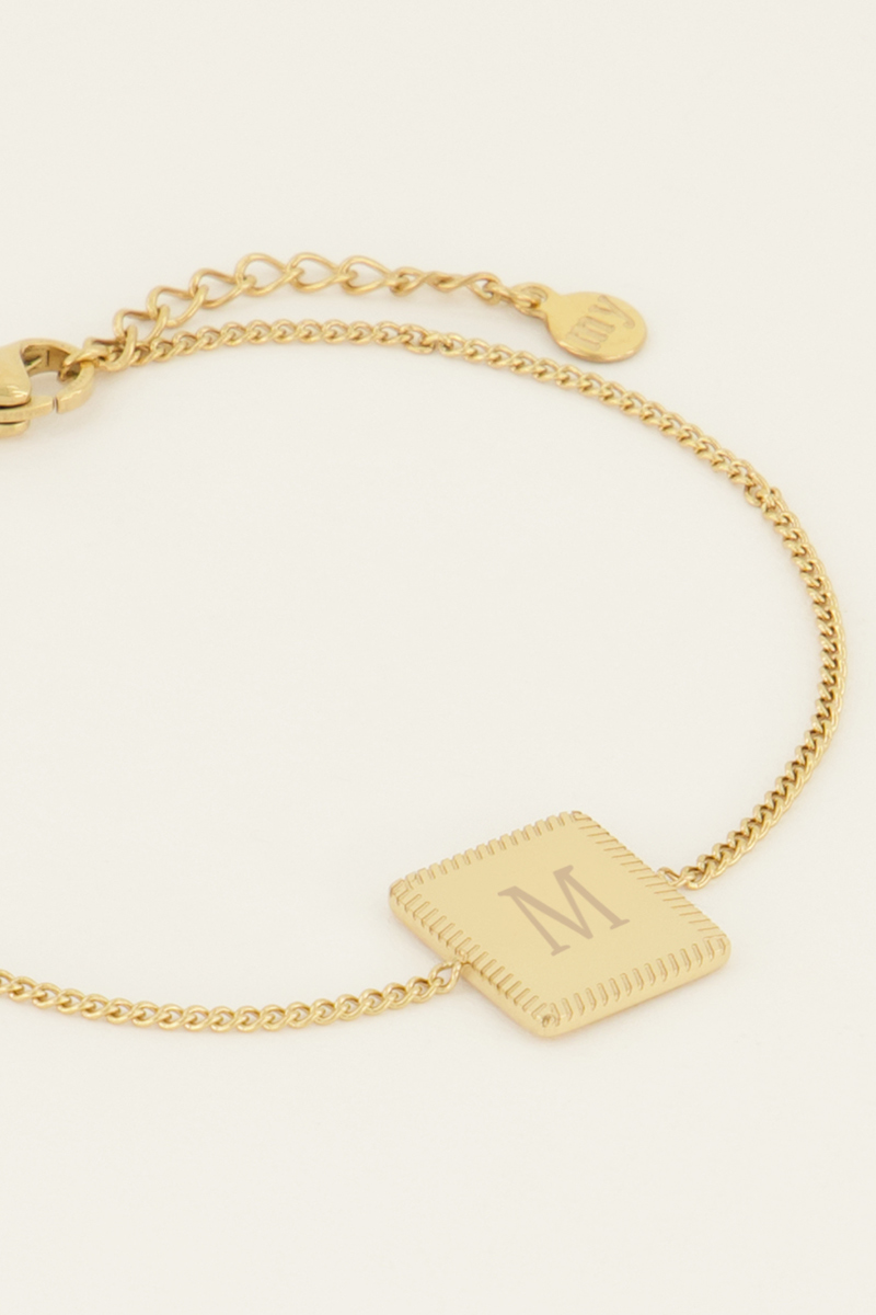 Atelier armband met vierkante bedel | My Jewellery