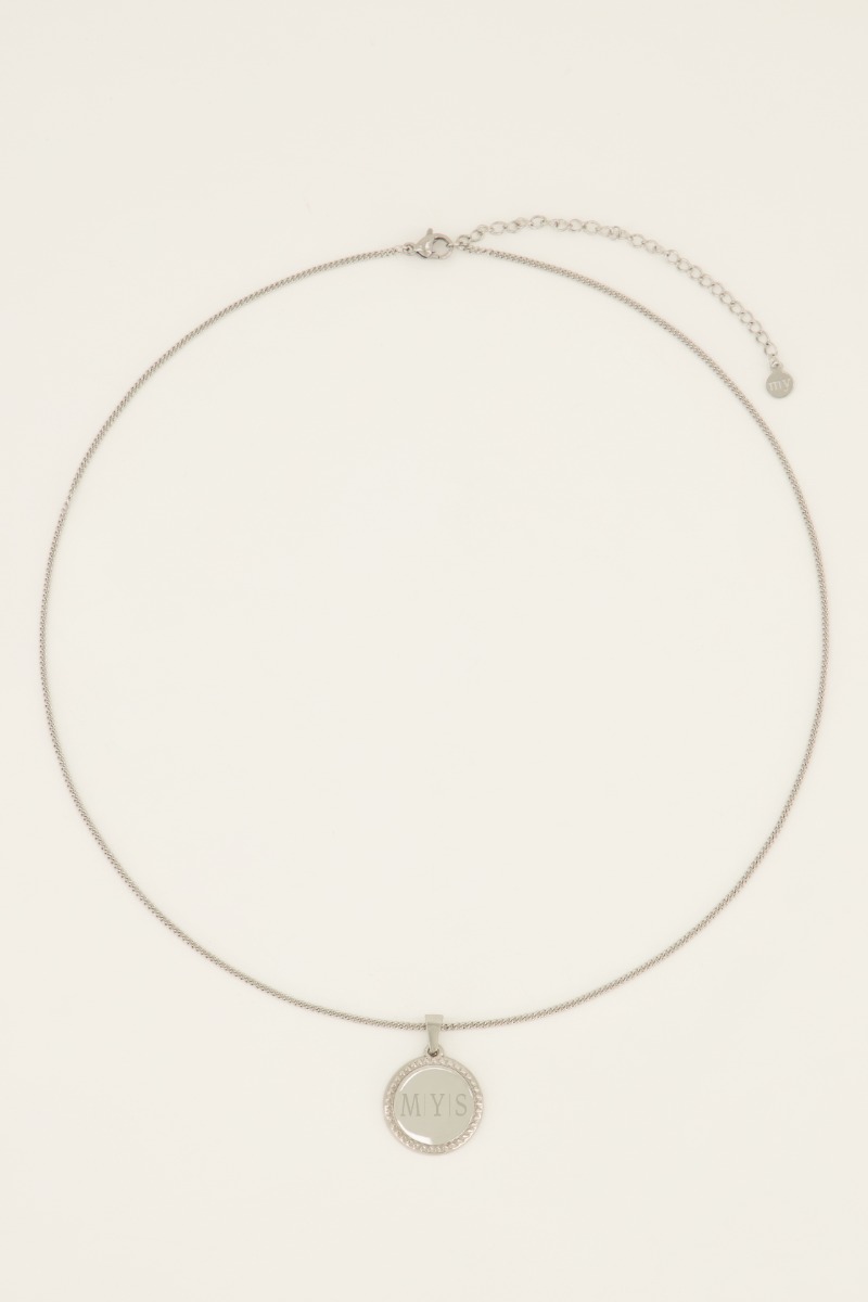 Atelier ketting met ronde bedel lang | My Jewellery