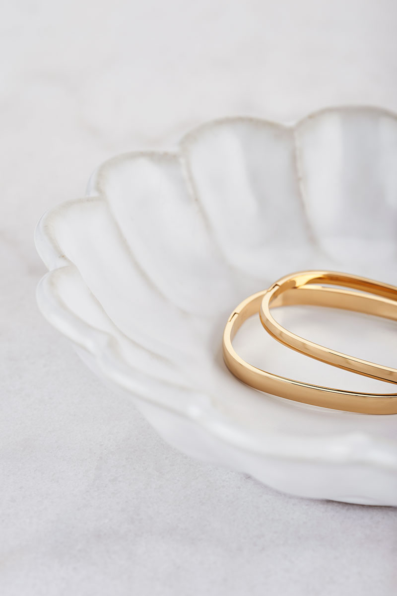 Bangle rechthoekig breed | My Jewellery