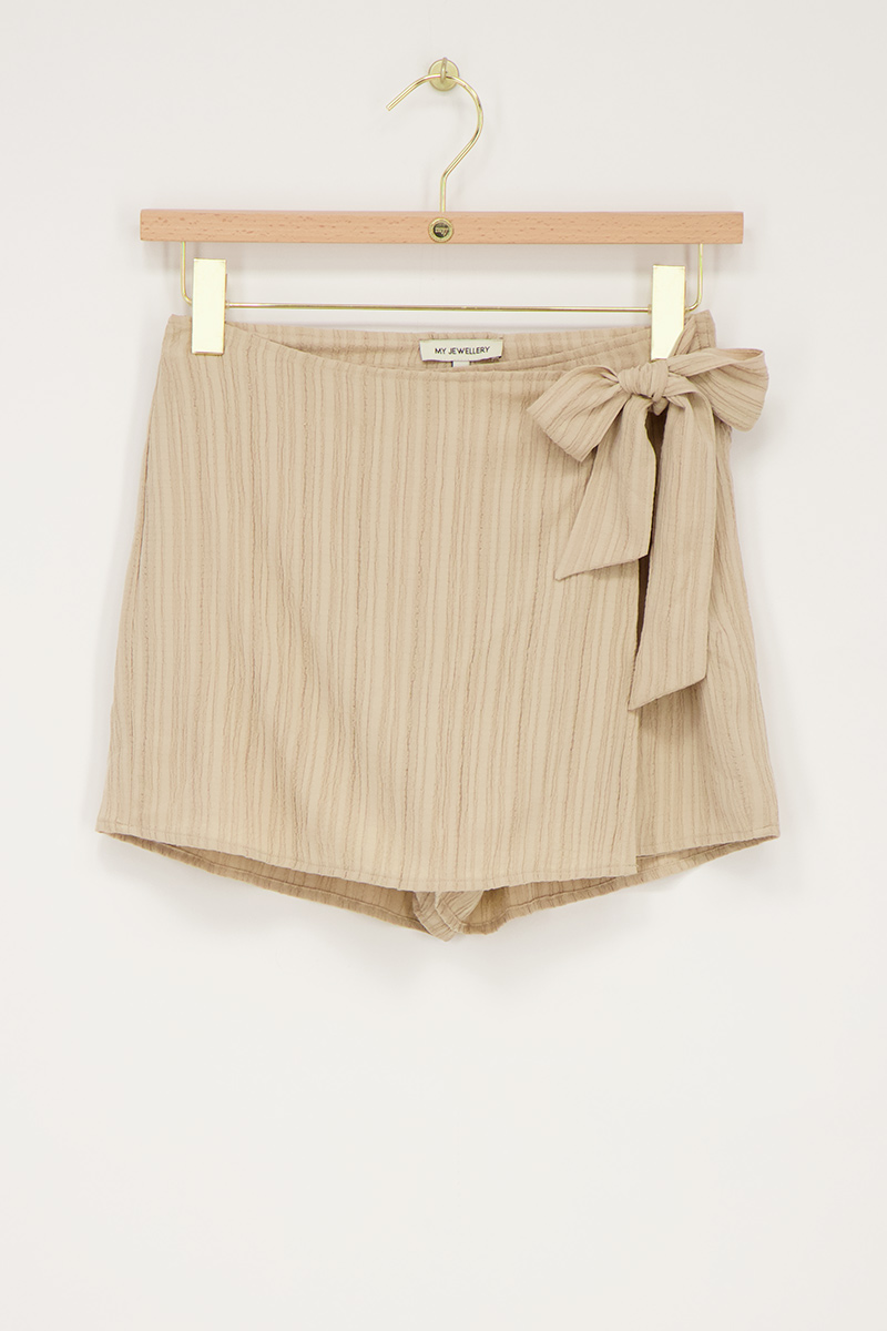 Jupe-short beige | My Jewellery - My jewellery - Modalova