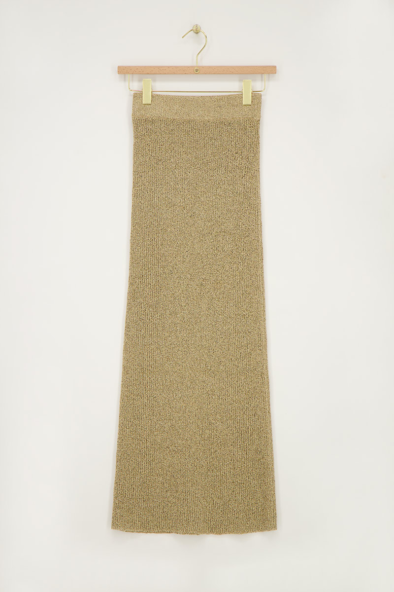 Beige crochet maxi skirt | My Jewellery