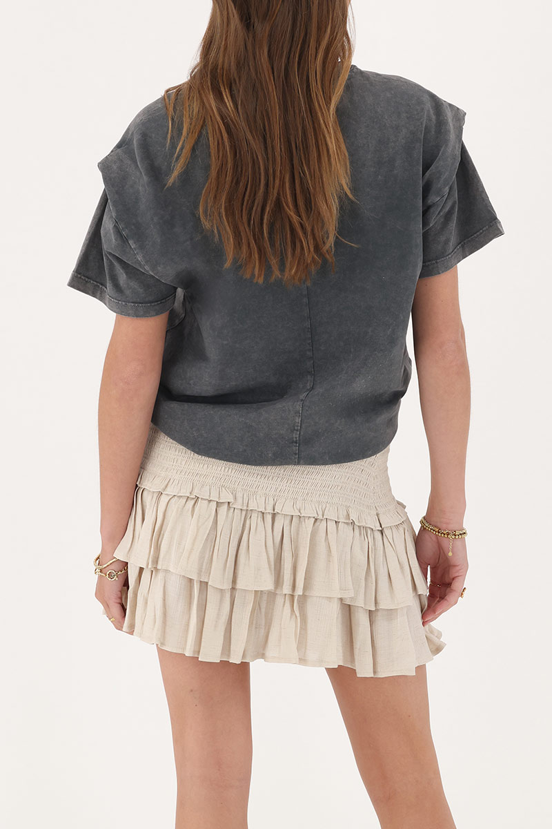 Beige skirt with smock | My Jewellery