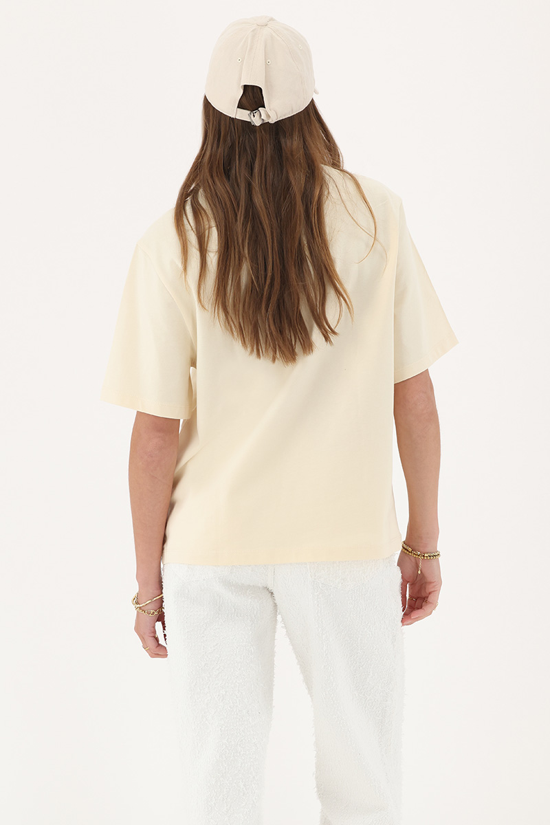 Beige T-shirt "Mon chéri" | My Jewellery