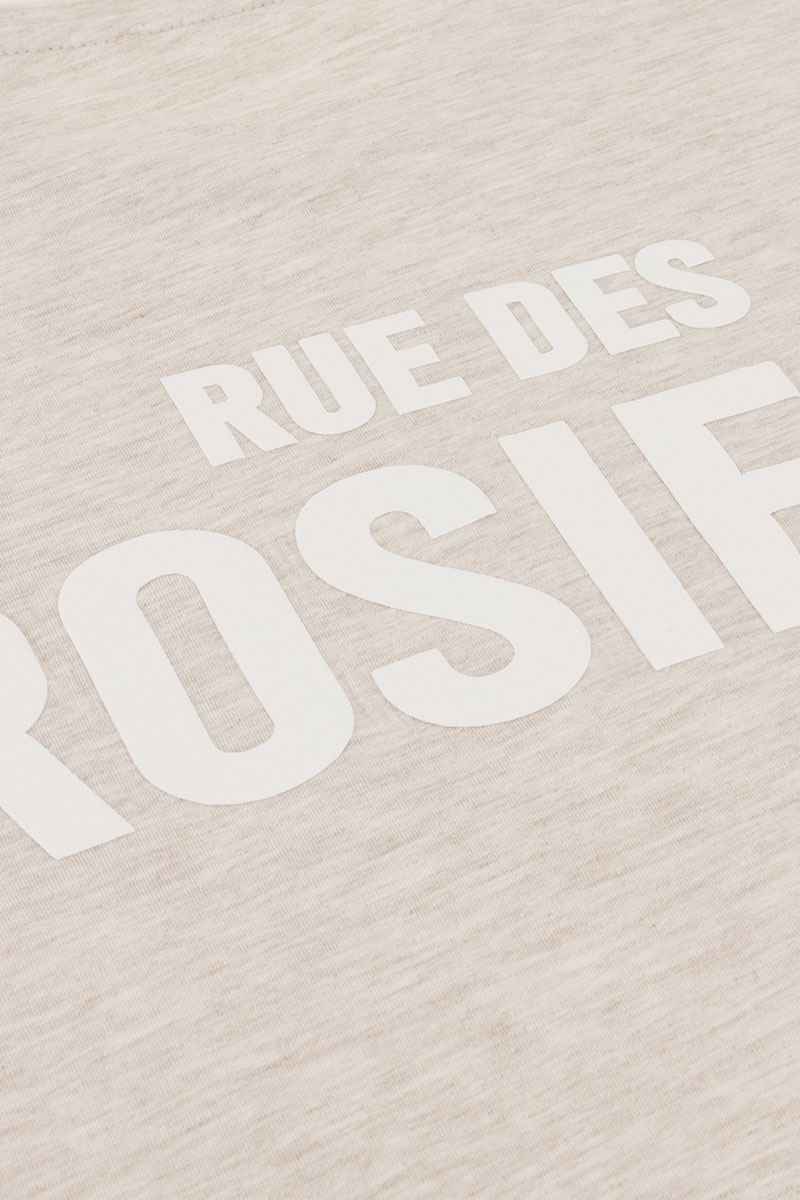 Beige T-shirt "Rue des Rosiers" | My Jewellery