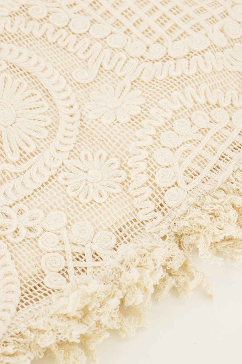 Beige short skirt with embroidery | My Jewellery
