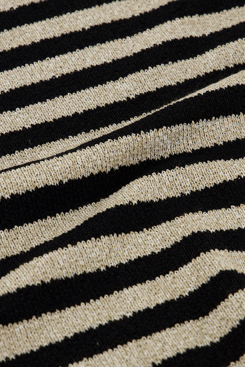 Black and white striped longsleeve | My Jewellery
