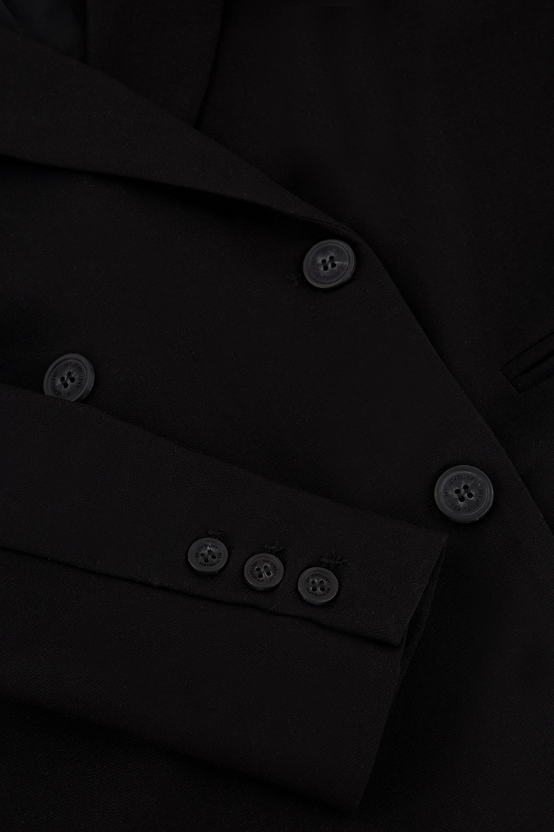 Black double breasted blazer | My Jewellery