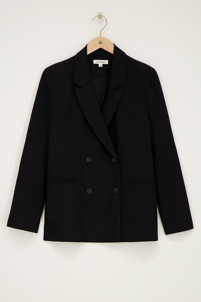 Blazer noir croisé | My Jewellery - My jewellery - Modalova