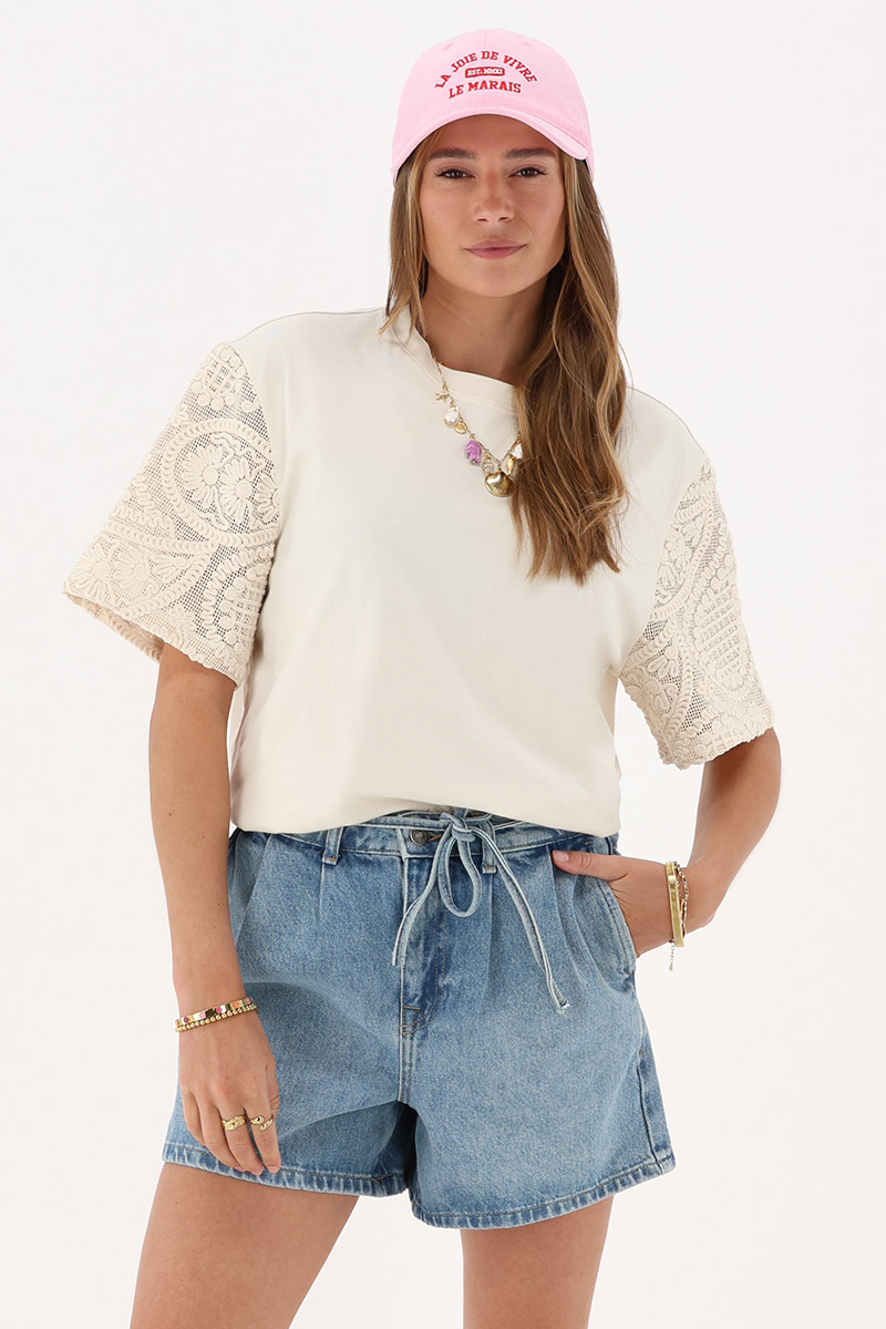 Blue denim shorts | My Jewellery