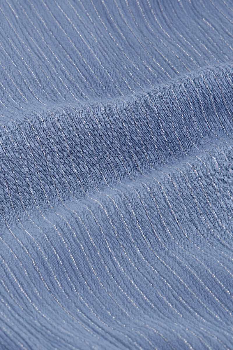 blue multiway top with lurex