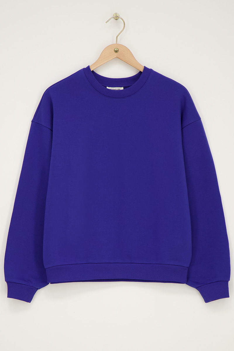 Blue oversized sweater "Bonheur" | My Jewellery