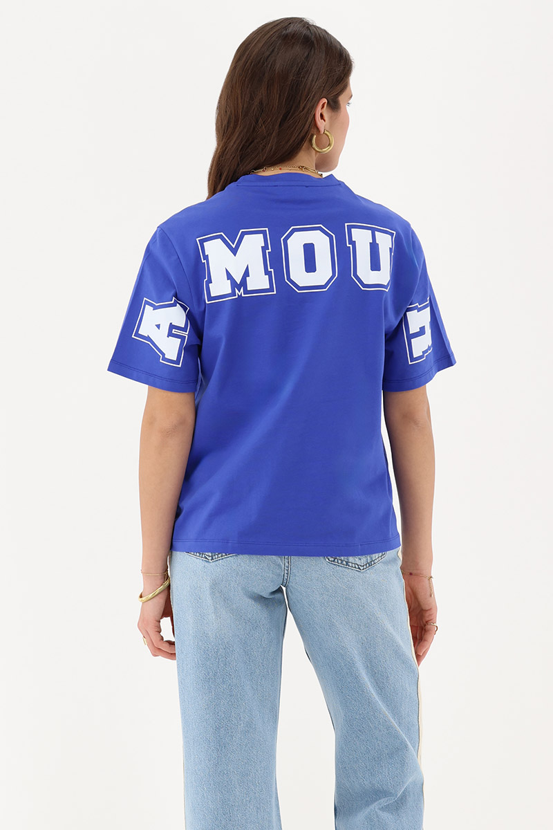 Blue T-shirt "Amour" | My Jewellery
