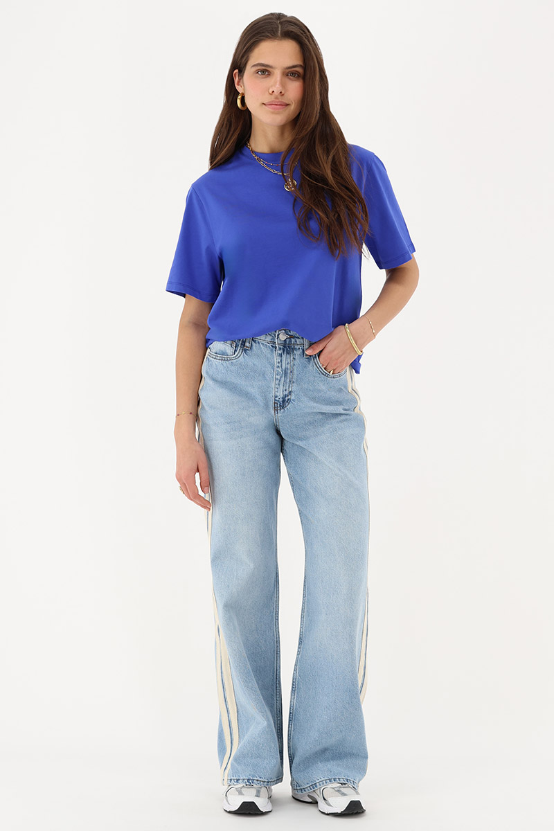 Blue T-shirt "Amour" | My Jewellery