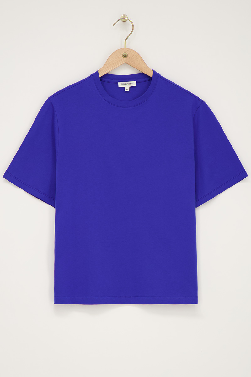 Blue T-shirt "Amour" | My Jewellery