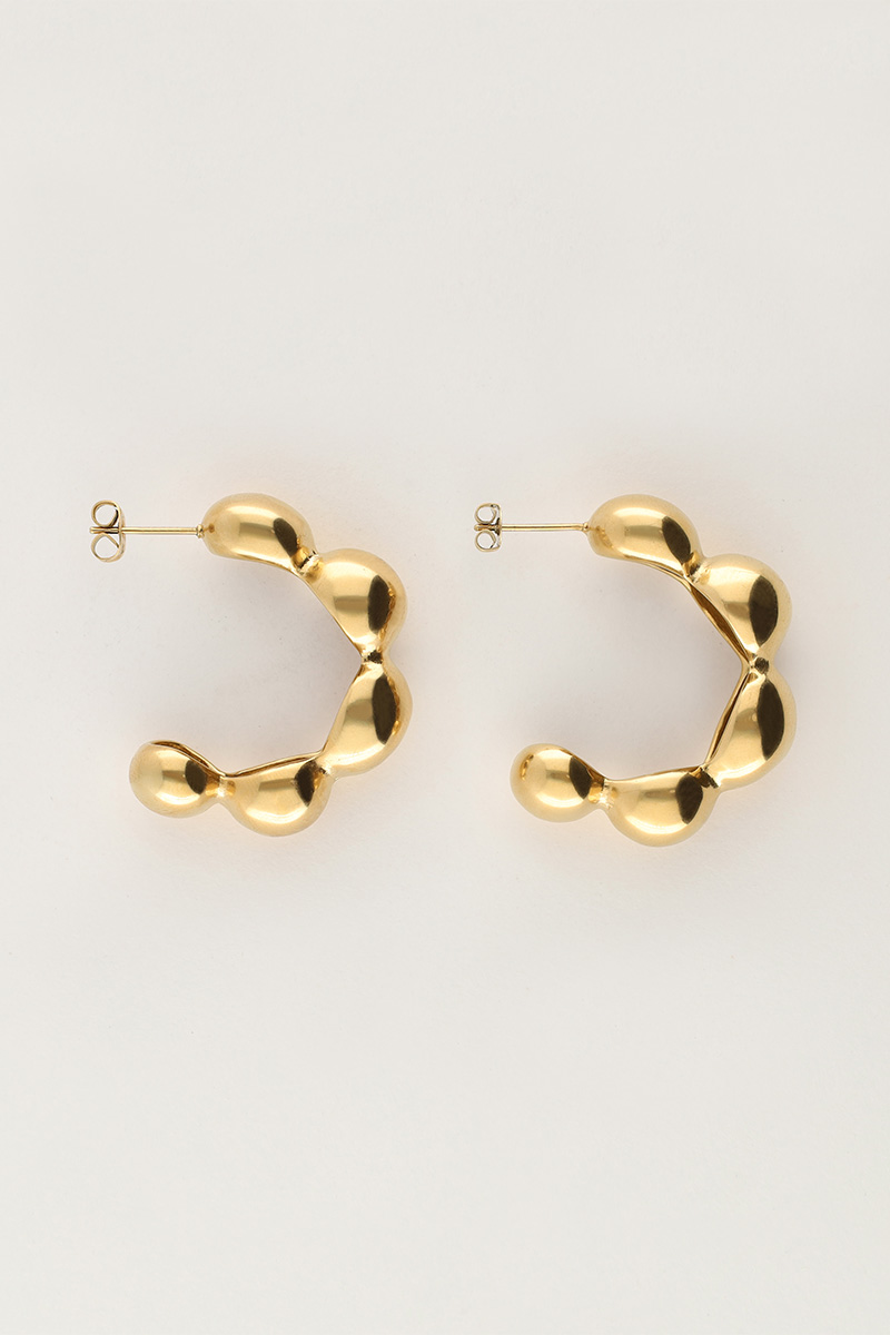 Bold hoop earrings Nicky | My Jewellery