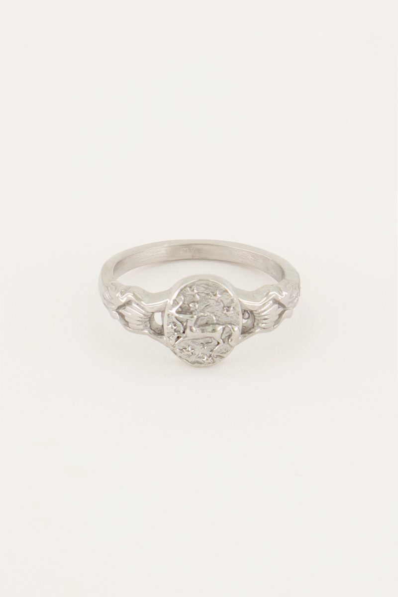 Chevalière signe du zodiaque My Jewellery Argenté/Doré 18 femme