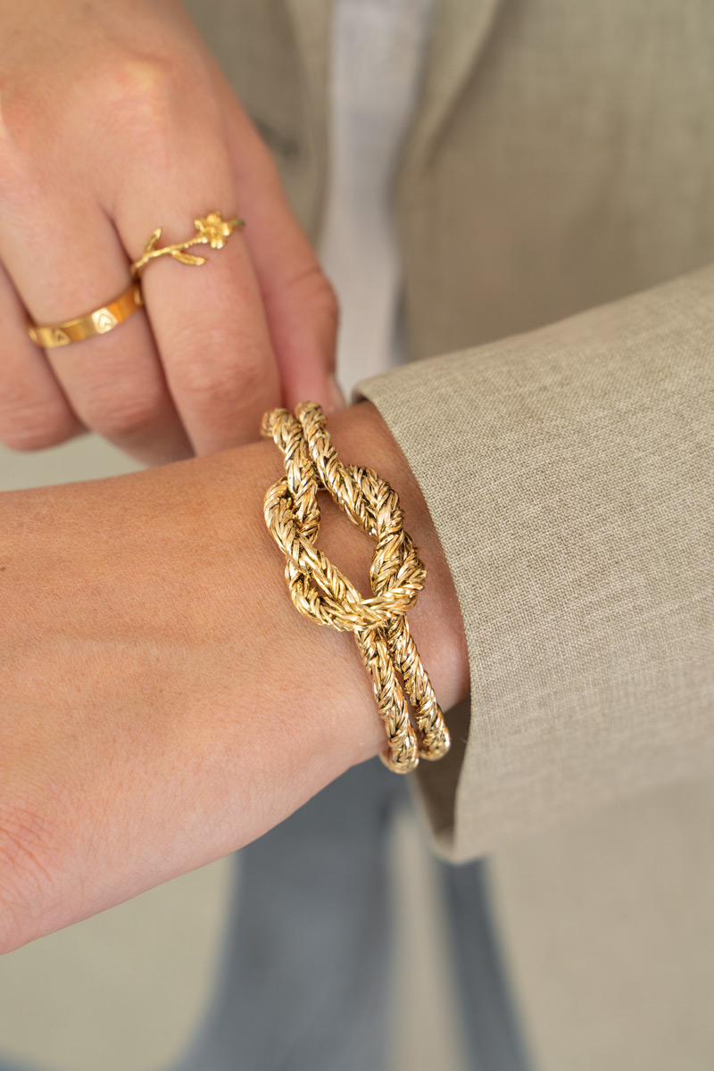 Bracelet with coarse knot | My Jewellery