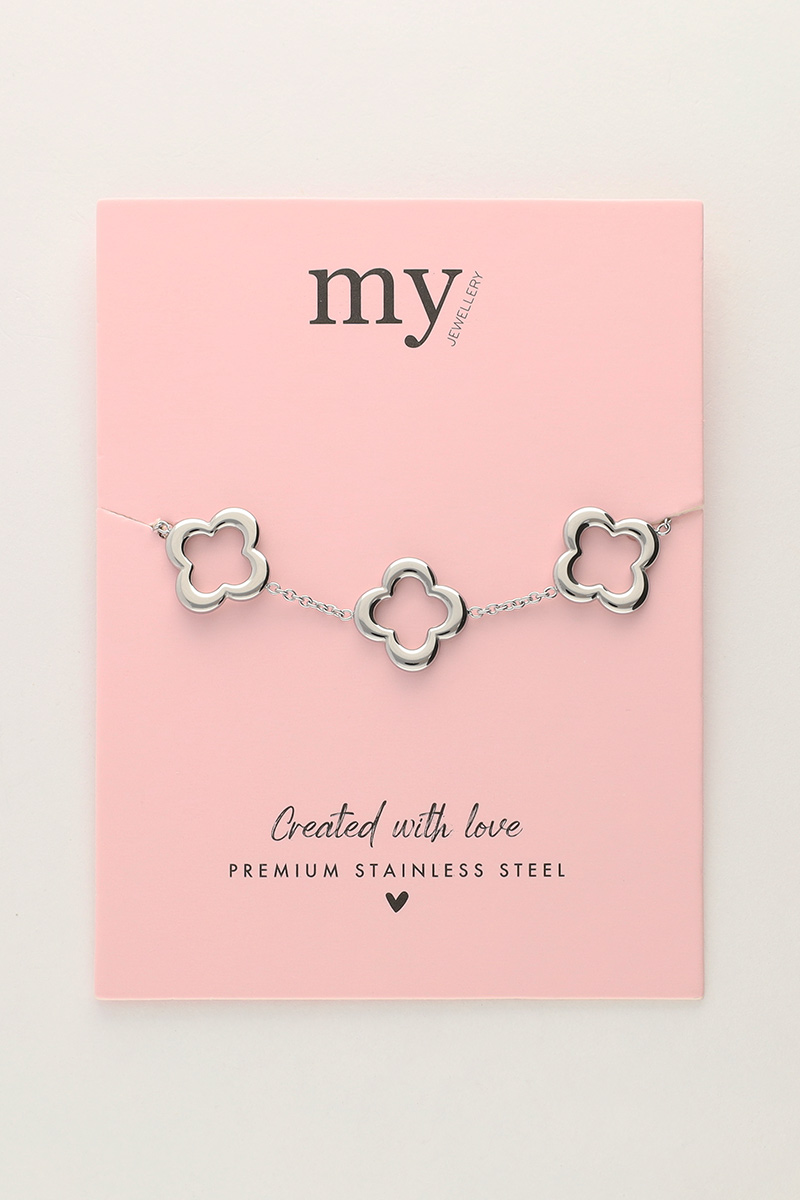 Bracelet with five clovers | My Jewellery