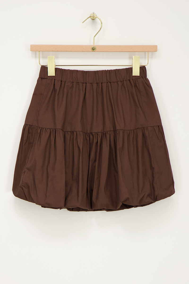 Brown balloon skirt mini | My Jewellery