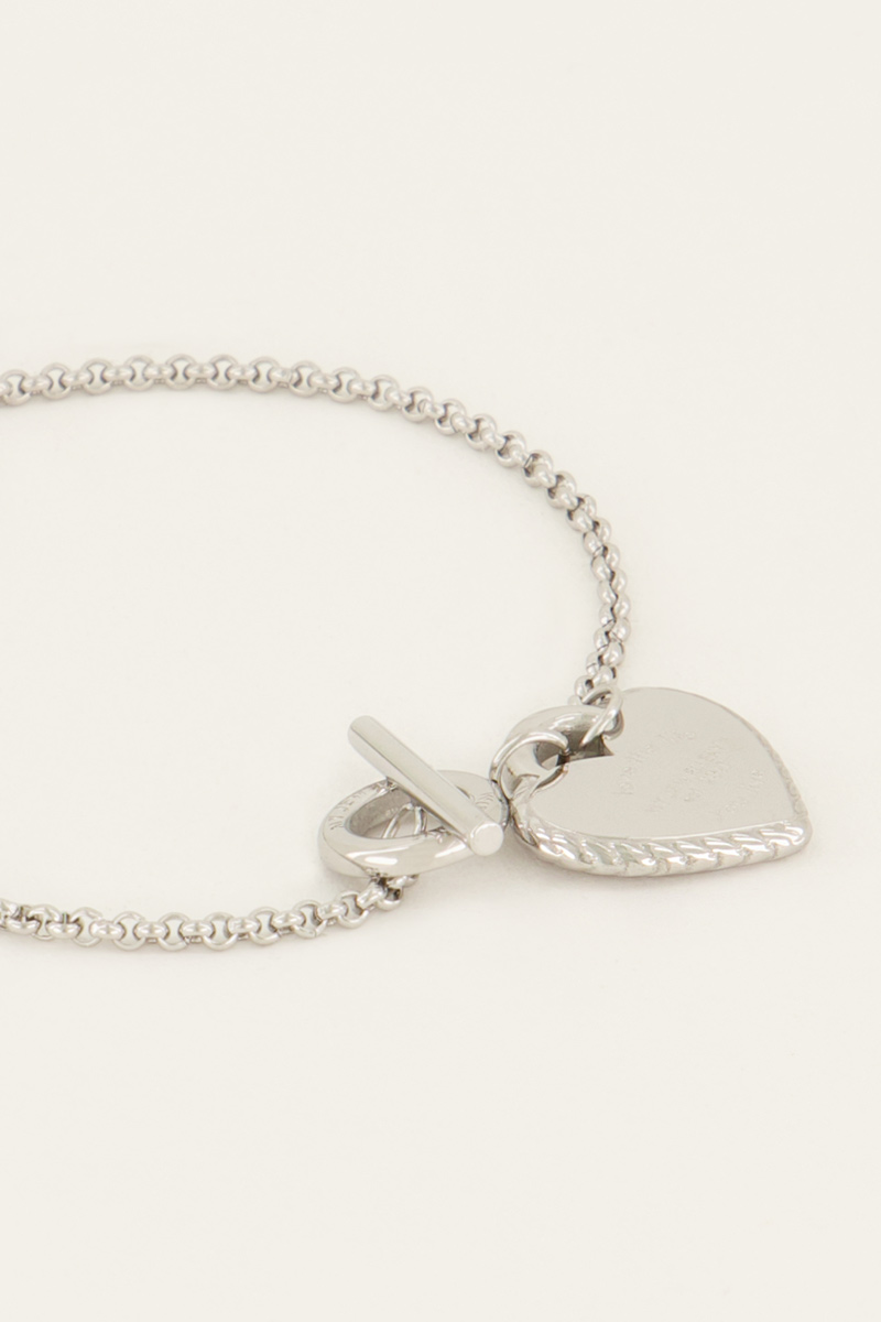 Candy armband met hartje