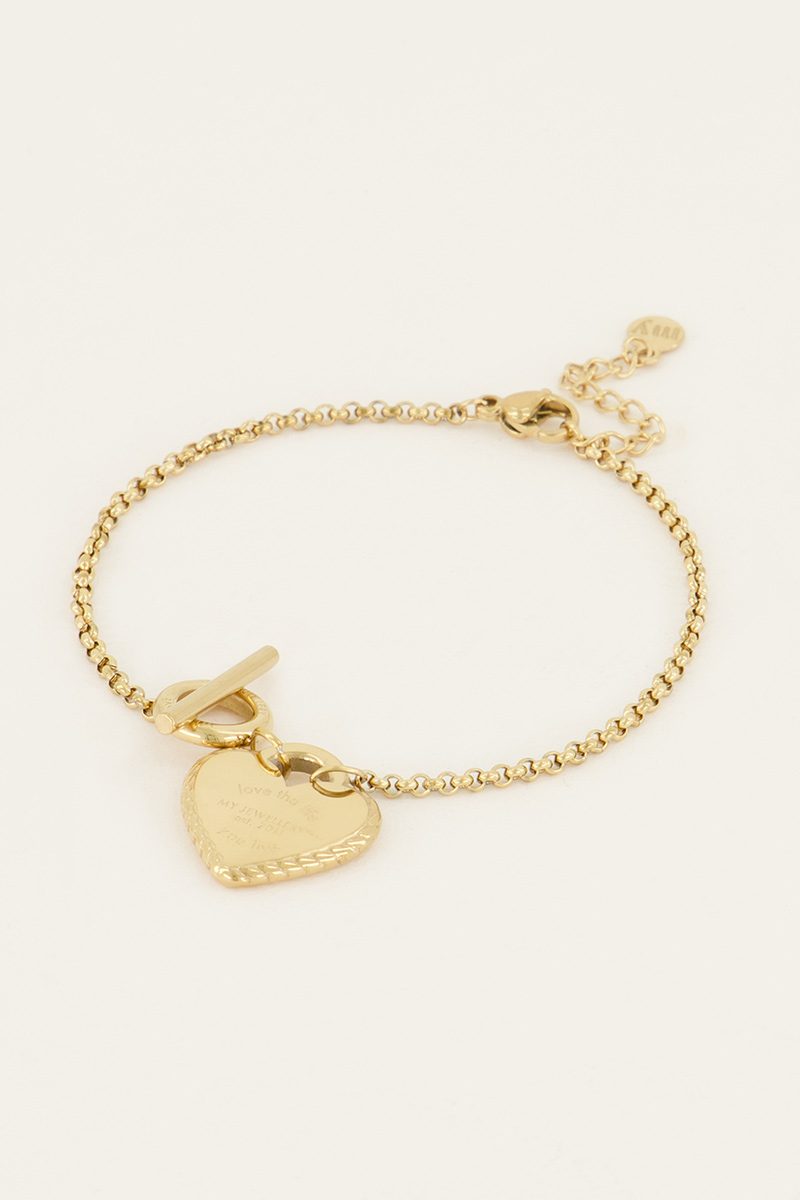 Candy armband met hartje