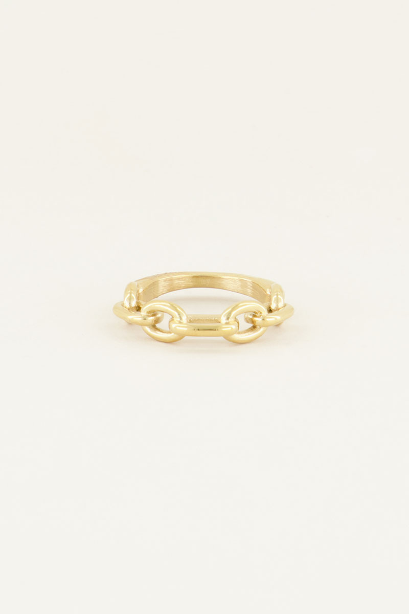 Ring with oval links | Ring with links My Jewellery