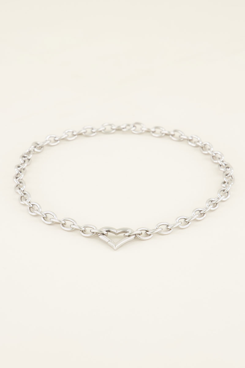 Schakelketting hartjes sluiting