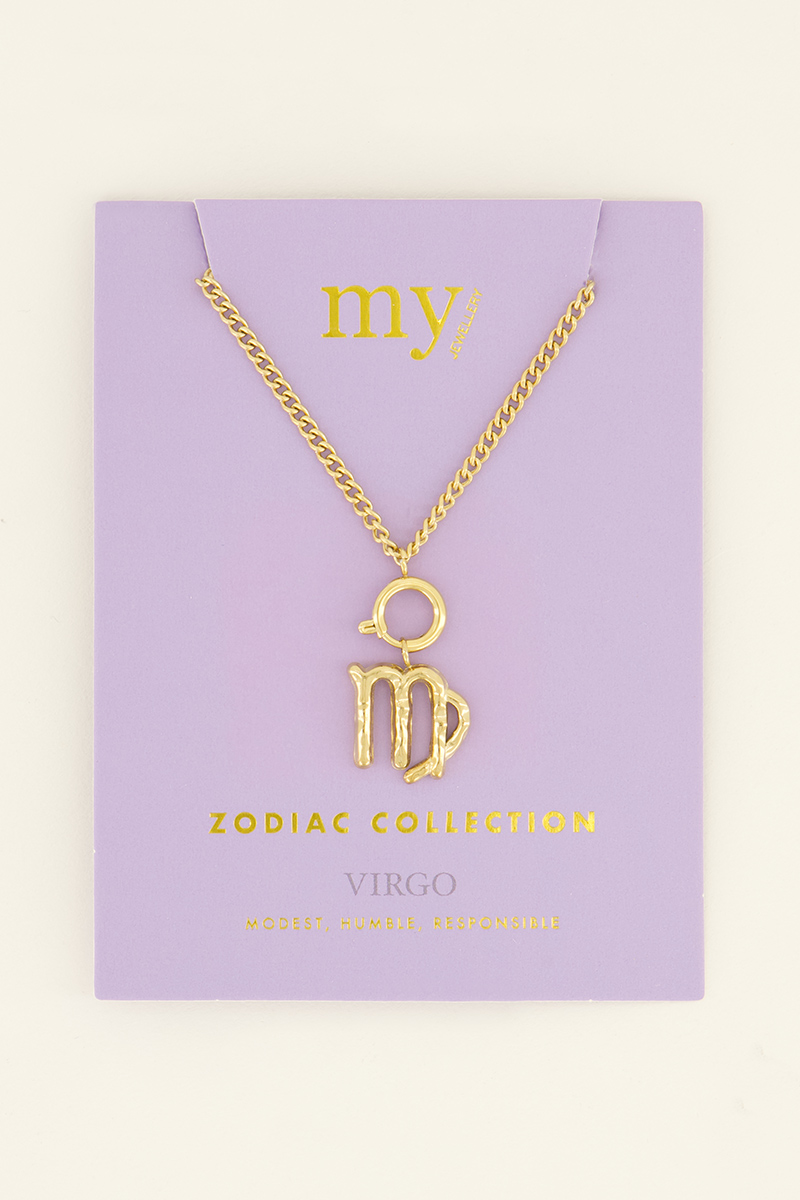 Collier signe du zodiaque chunky
