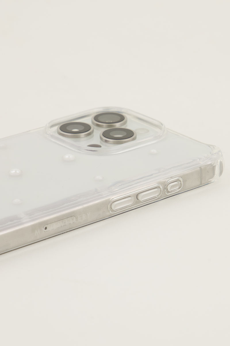 Transparent phone case with pearls | My Jewellery