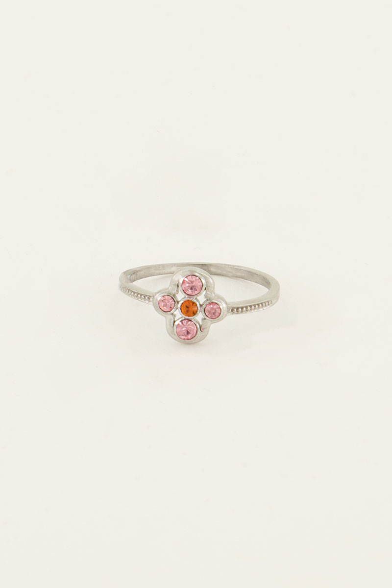 Bague blossom orange