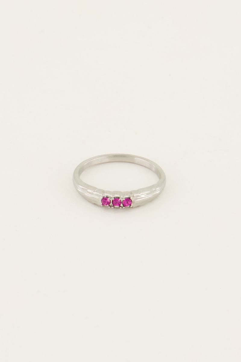 Bague trois pierres very berry | - My jewellery - Modalova
