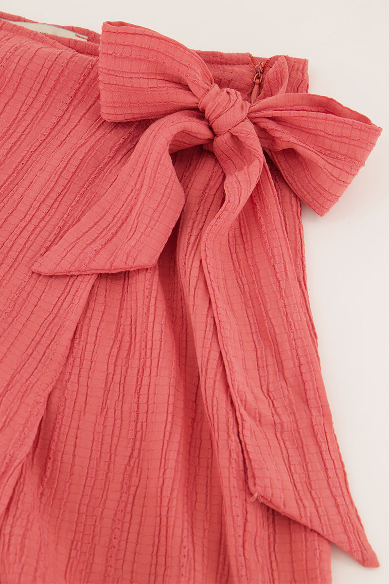 Coral wrap skort | My Jewellery