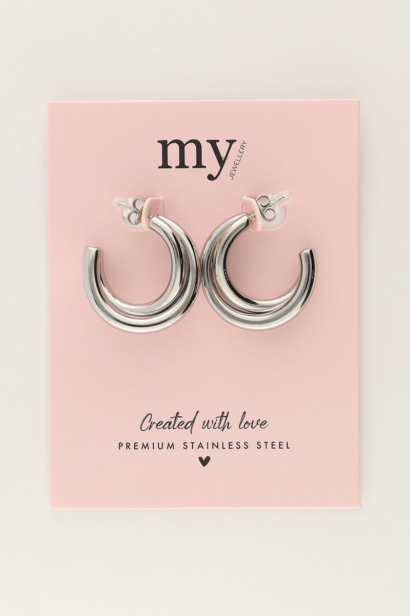 Earrings with crossover | My Jewellery