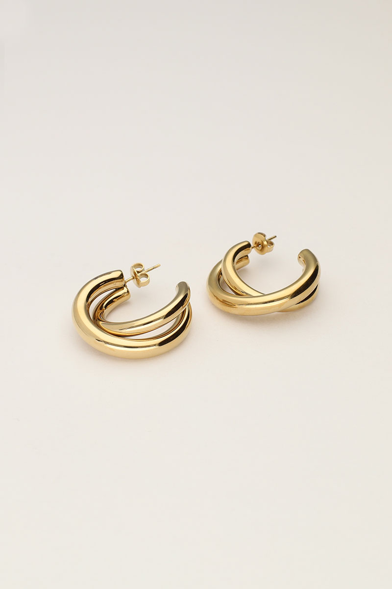 Earrings with crossover | My Jewellery