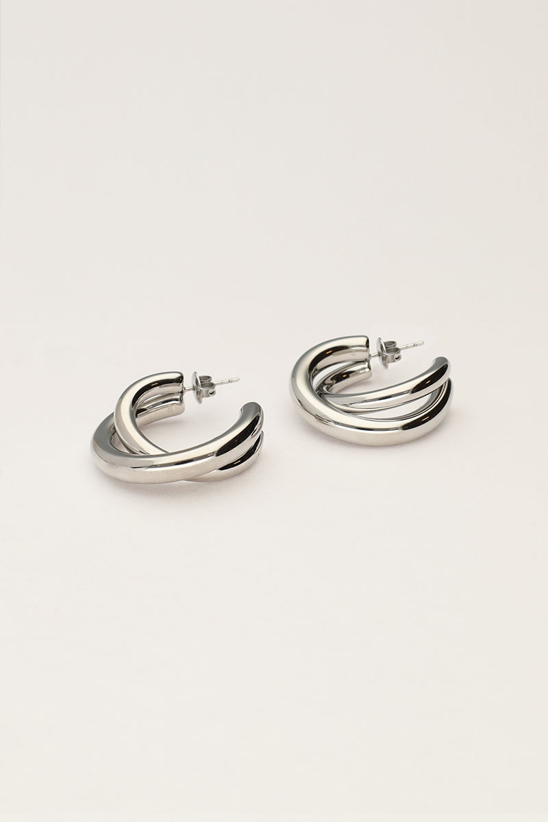 Earrings with crossover | My Jewellery